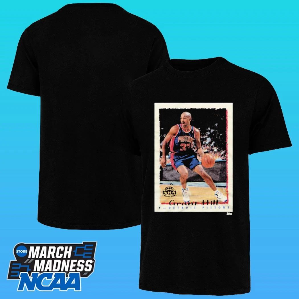 1994 Topps Basketball Grant Hill Pistons Shirt