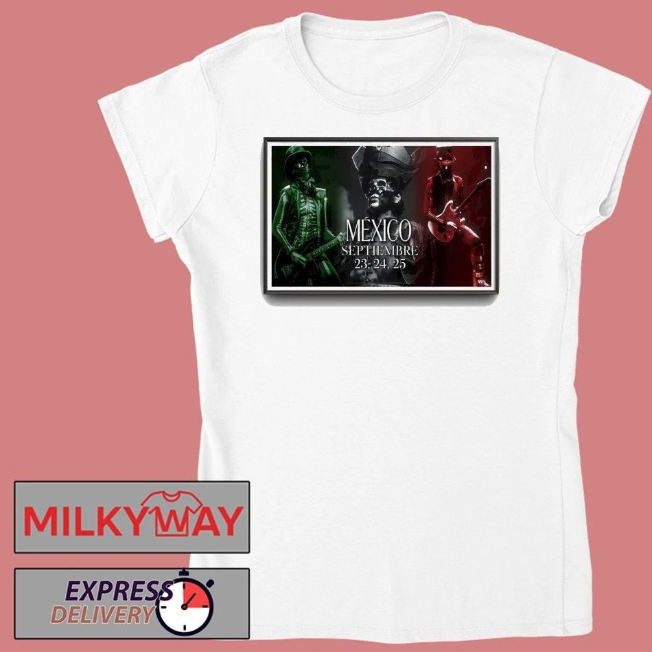 Ghost September 23-25 2025 Mexico Poster shirt