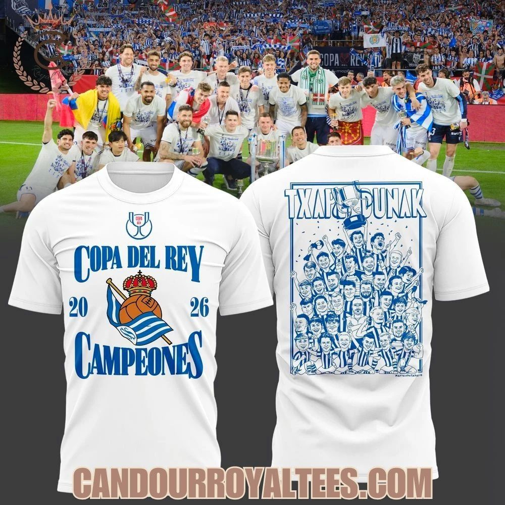 Real Sociedad 2026 Copa Del Rey Champions Shirt