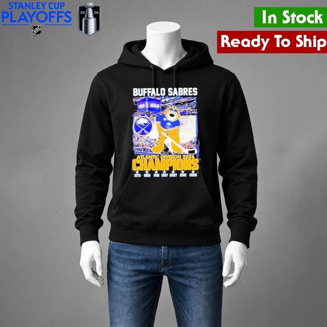 Buffalo Sabres Atlantic Division 2026 Champions 1975 2026 Shirt