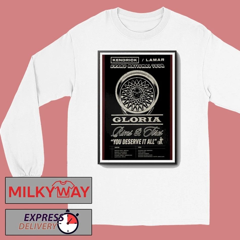 Kendrick Lamar Grand National Concert Poster shirt