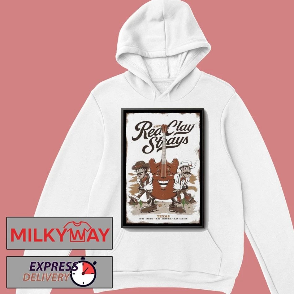The Red Clay Strays Sept 28 2025 Austin Texas Poster shirt