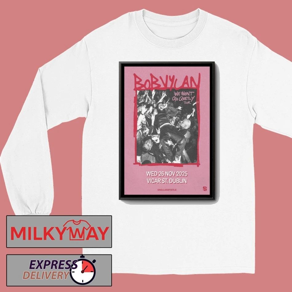 Bob Vylan Dublin Ireland 2025 Poster shirt