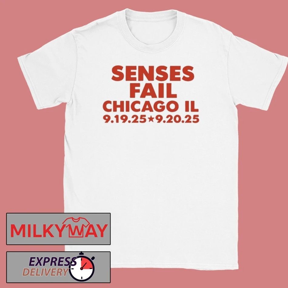 Senses Fail Tour Chicago, IL 09.19 + 09.20, 2025 Shirt