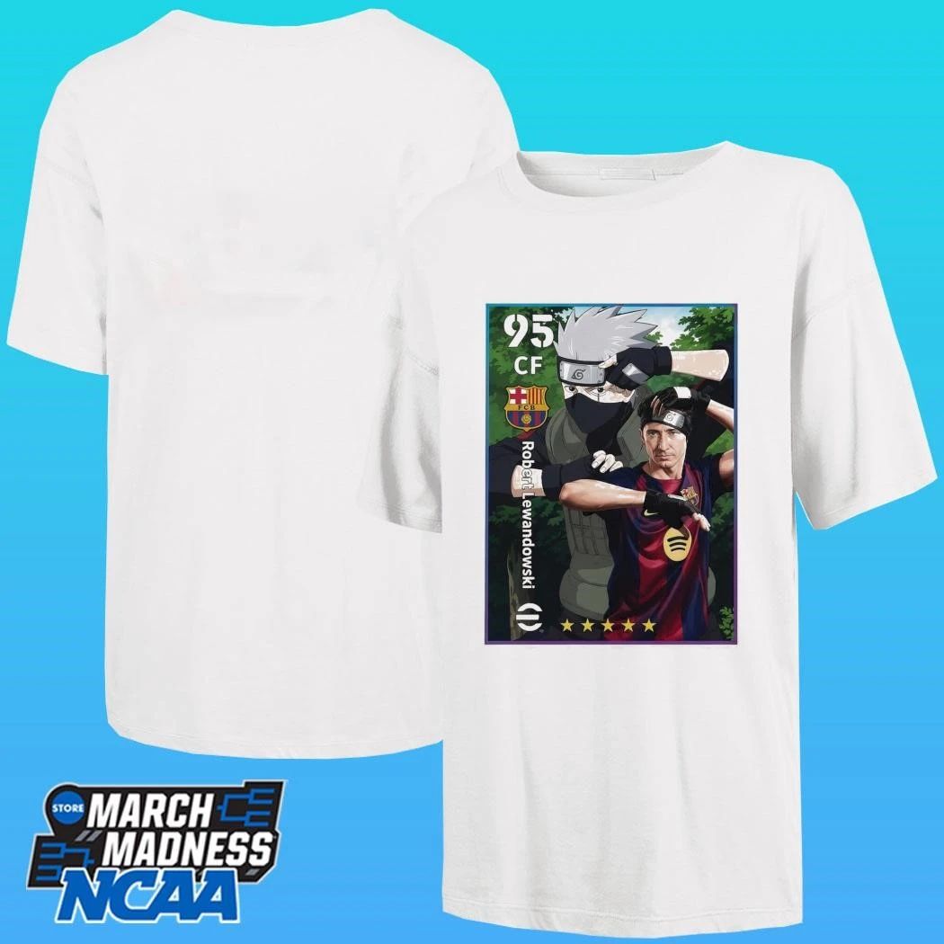 Efootball Game Lewandowski X Kakashi Card 2026 Shirt