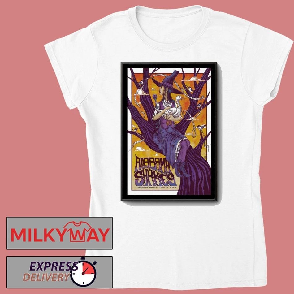 Sept 15, 2025 Alabama Shakes Boston, MA at MGM Music Hall at Fenway Park Poster shirt