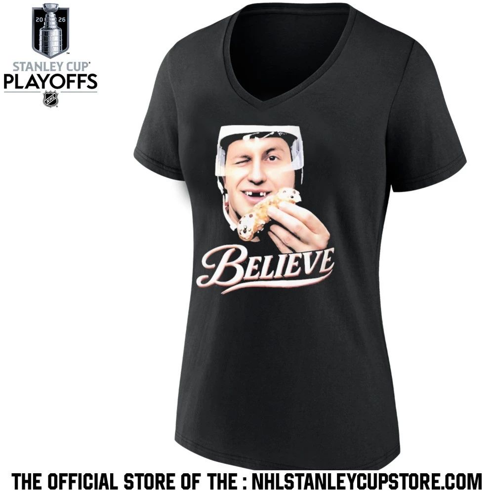 Jack Hughes Believe Flyers Shirt