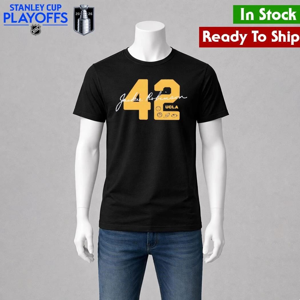 UCLA Jackie Robinson 42 Letterman Shirt