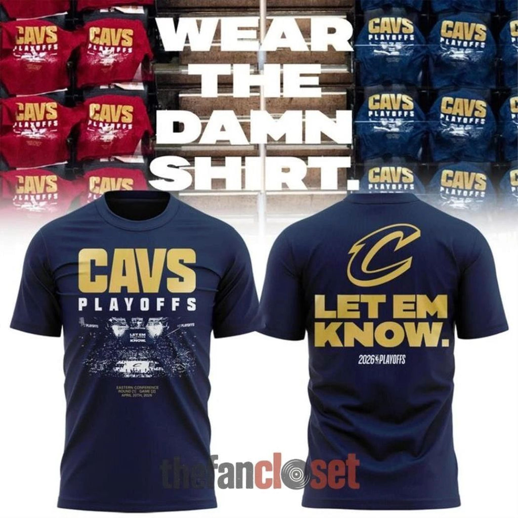 Cleveland Cavaliers 2026 NBA Playoffs Wear The Damn Shirt