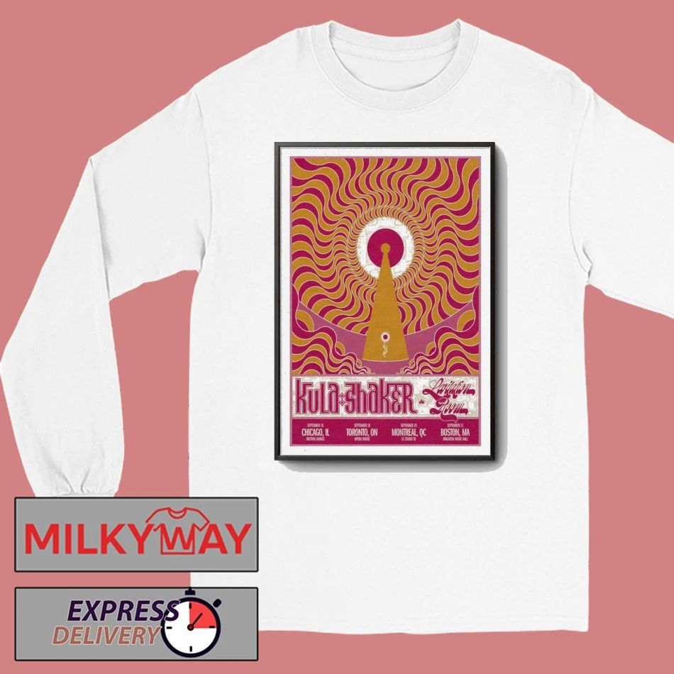 Kula Shaker & Levitation Room Tour 2025 Poster shirt