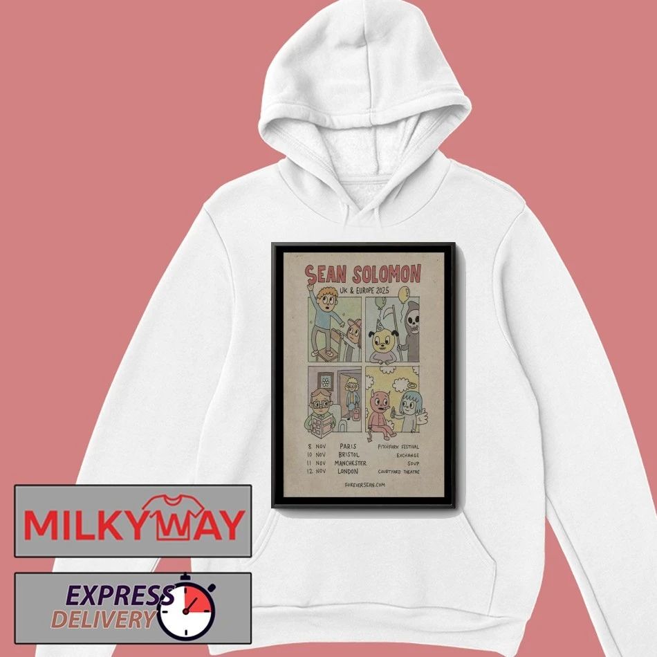 Sean Solomon UK + Europe 2025 Tour Poster shirt