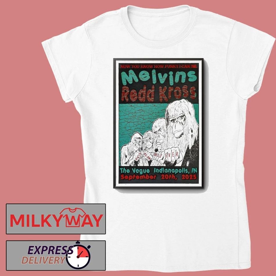 Melvins And Redd Kross Indianapolis Tour On Sep 20 2025 Poster shirt
