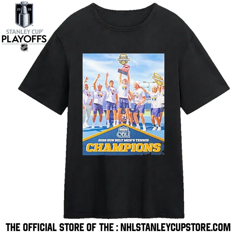 Old Dominion Mens Tennis 2026 Sun Belt Mens Tennis Champions Shirt