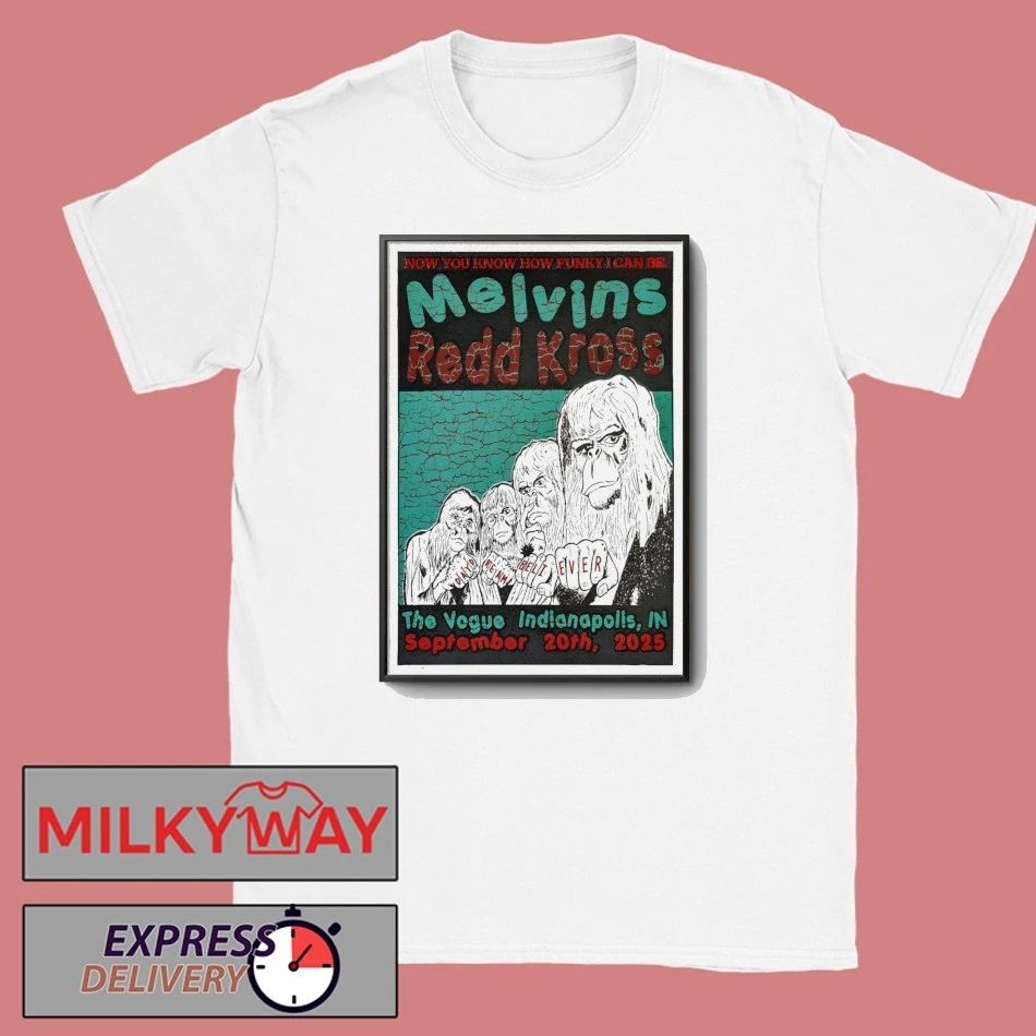 Melvins And Redd Kross Indianapolis Tour On Sep 20 2025 Poster shirt