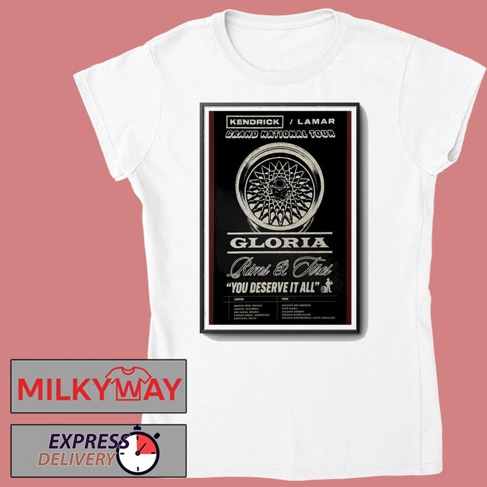 Kendrick Lamar Grand National Concert Poster shirt