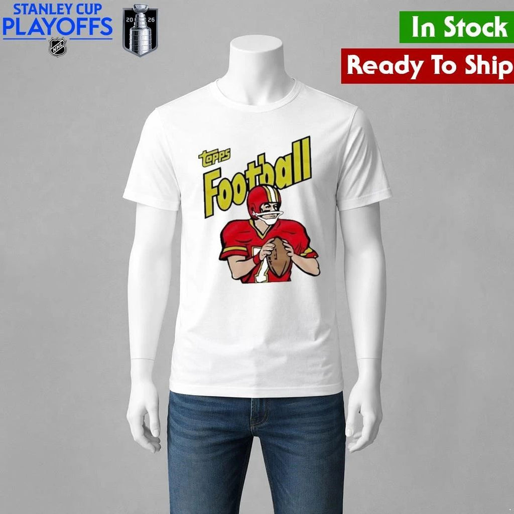 Topps Football Quarterback Caricature Shirt