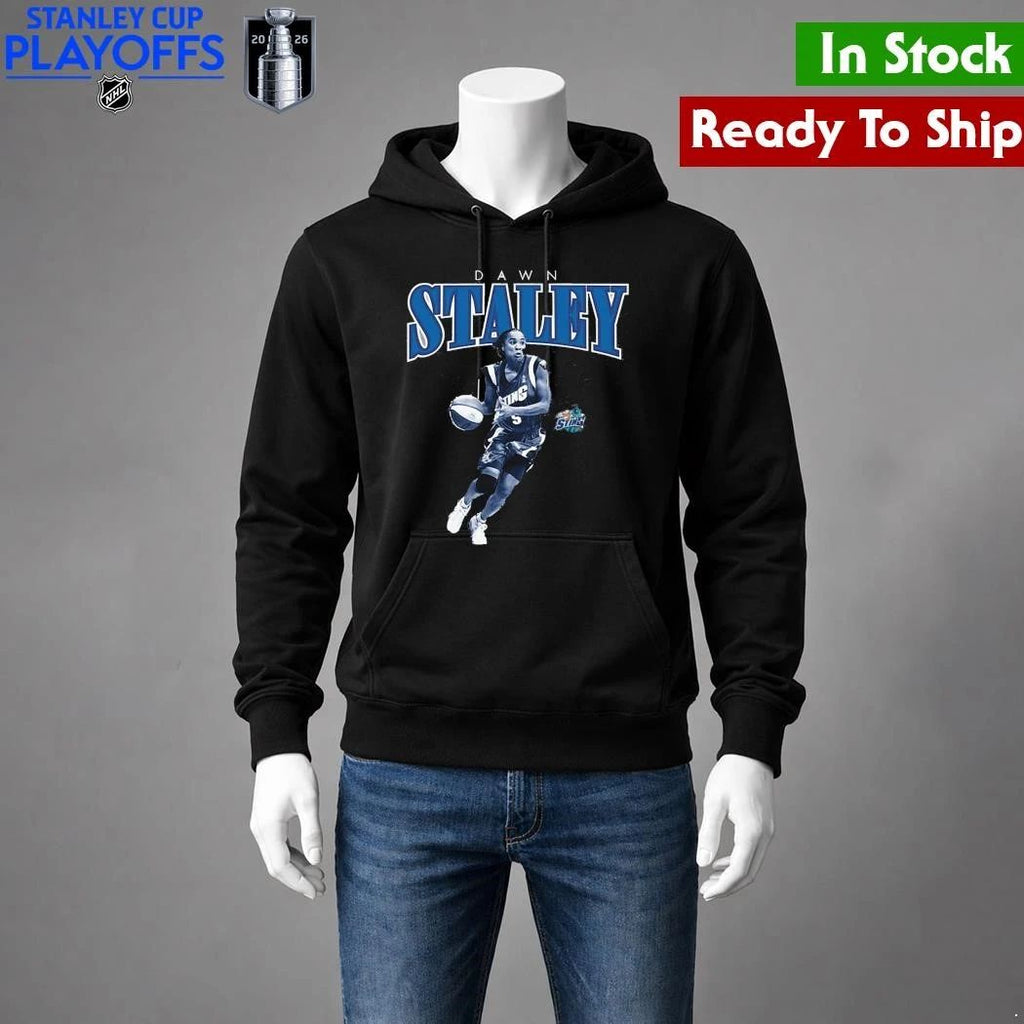 Dawn Staley Charlotte Sting Mitchell & Ness Court Origins Player Boyfriend Shirt