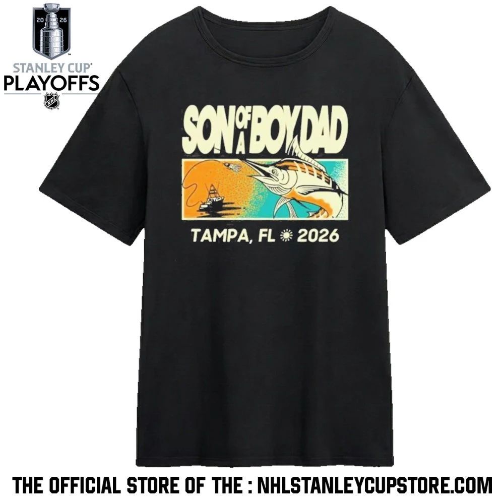 Son Of A Boy Dad Fish Pocket Shirt
