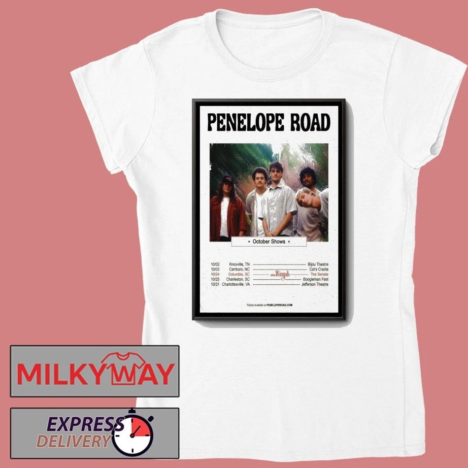Penelope Road 2025 Tour Poster shirt