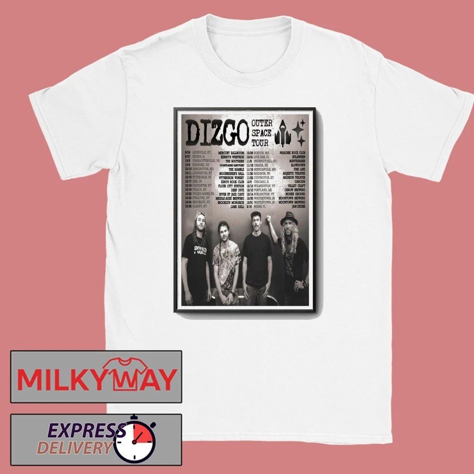 DIZGO Outer Space Tour 2025 Poster shirt