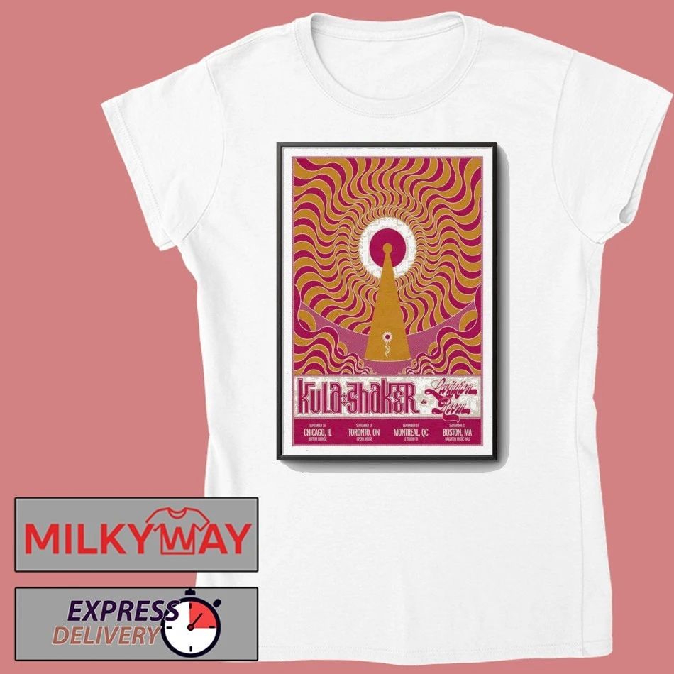 Kula Shaker & Levitation Room Tour 2025 Poster shirt