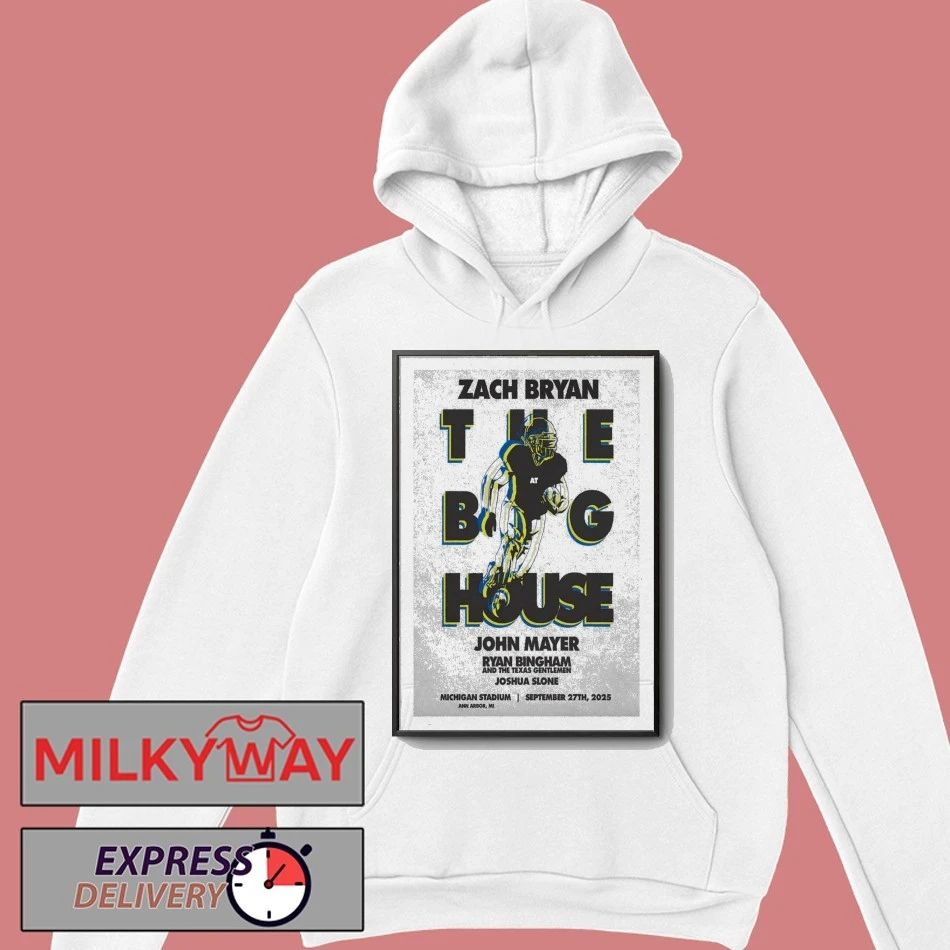 Zach Bryan Sep 27 2025 Michigan Stadium Ann Arbor MI Poster shirt