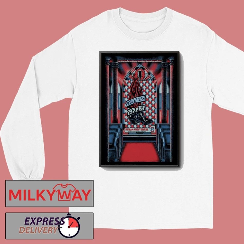 20 Sept 2025 Reckless Kelly Nashville, TN Show Poster shirt
