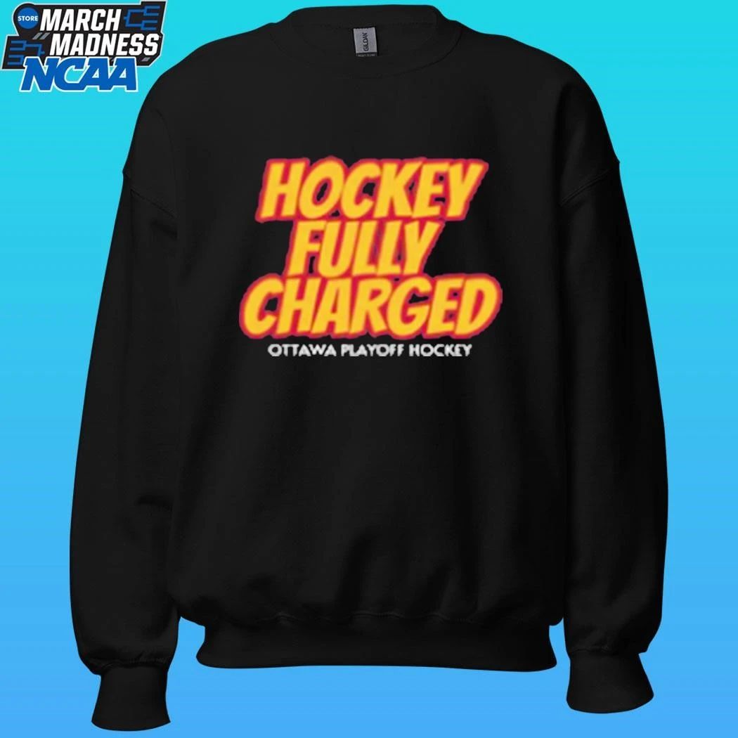 Hockey Fully Charged Ottawa Charge Playoff Hockey Shirt