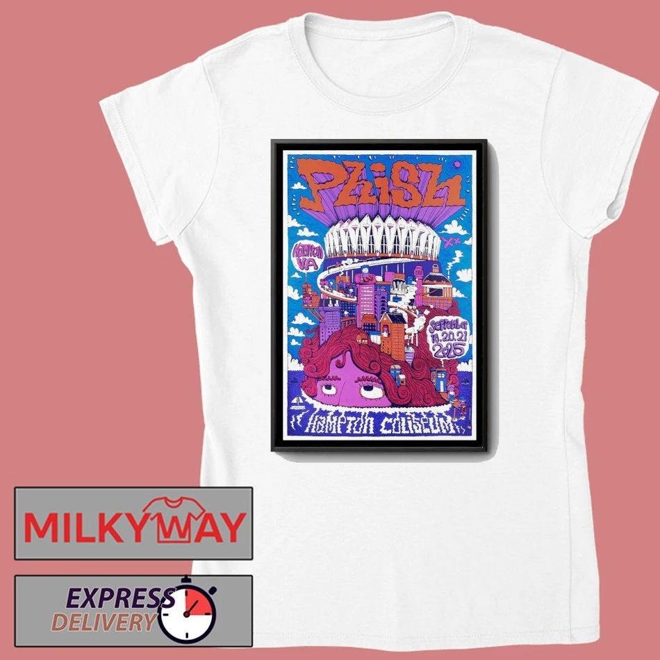 Phish Hampton Coliseum Sept 2025 Poster shirt