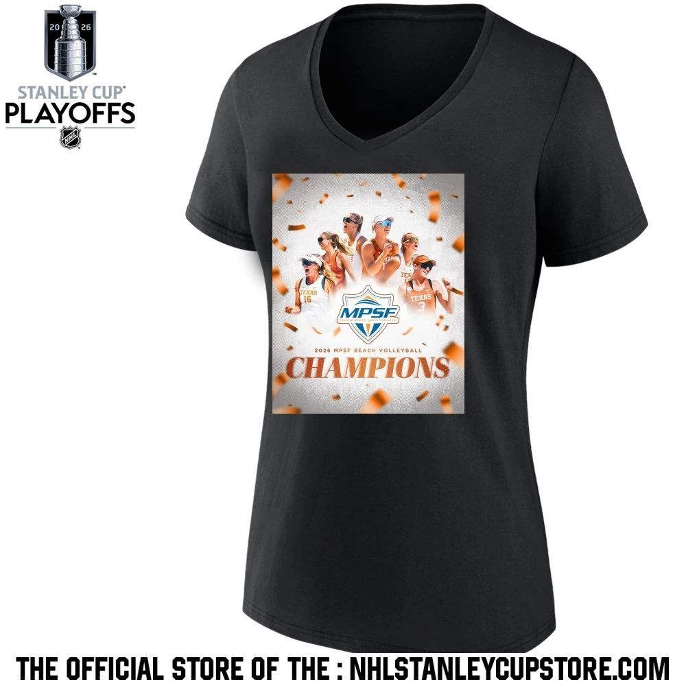 Congrats Texas Longhorns Beach Volleyball To The 2026 MPSF Conference Champions Shirt