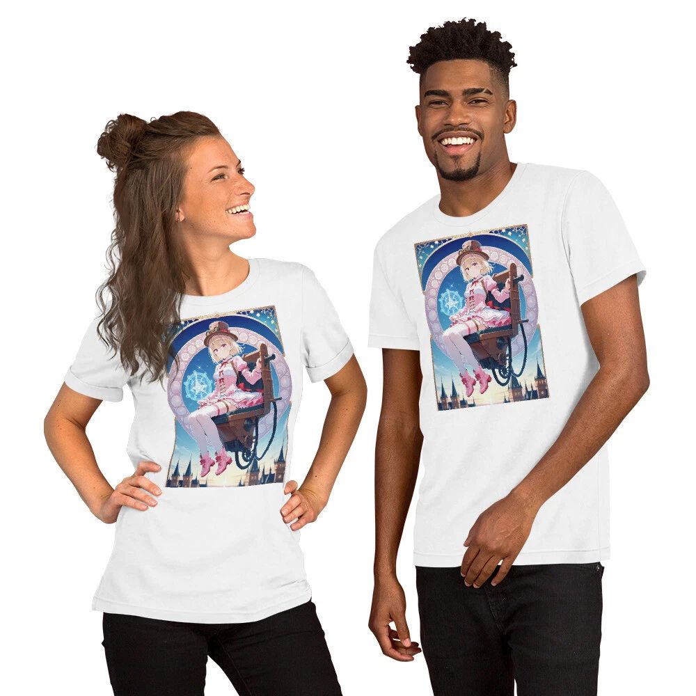 Steampunk Magic Girl T-Shirt – Fantasy Art Collection