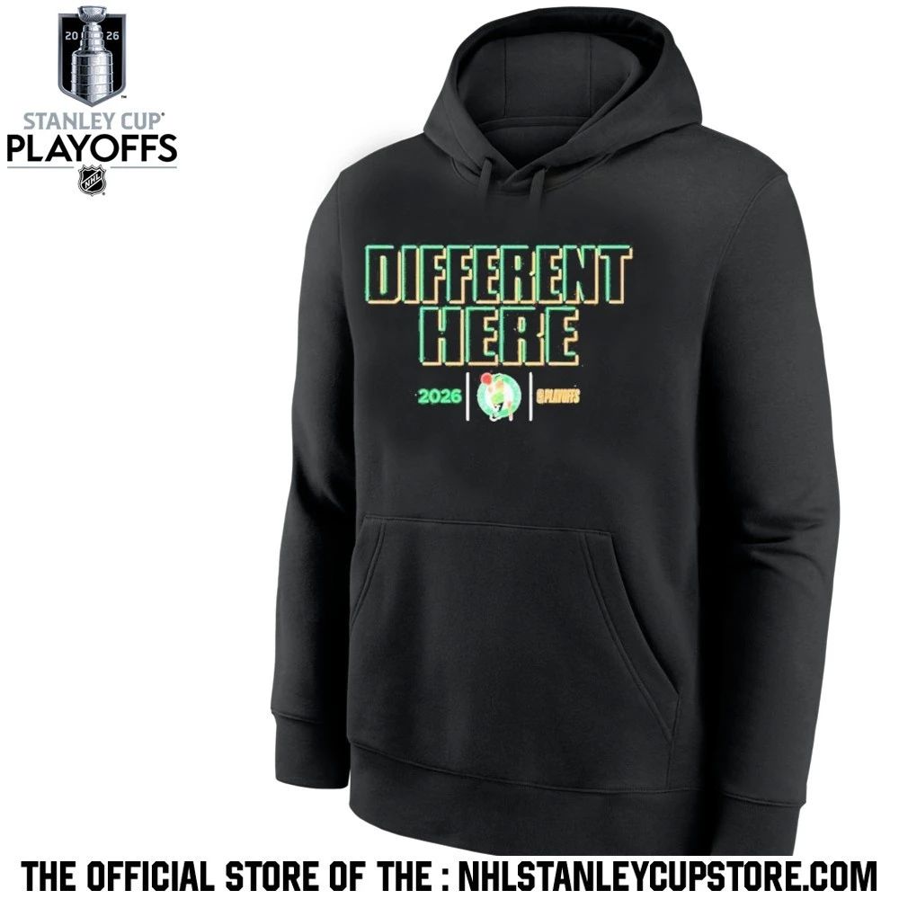 Boston Celtics Different Here 2026 Nba Playoffs Shirt