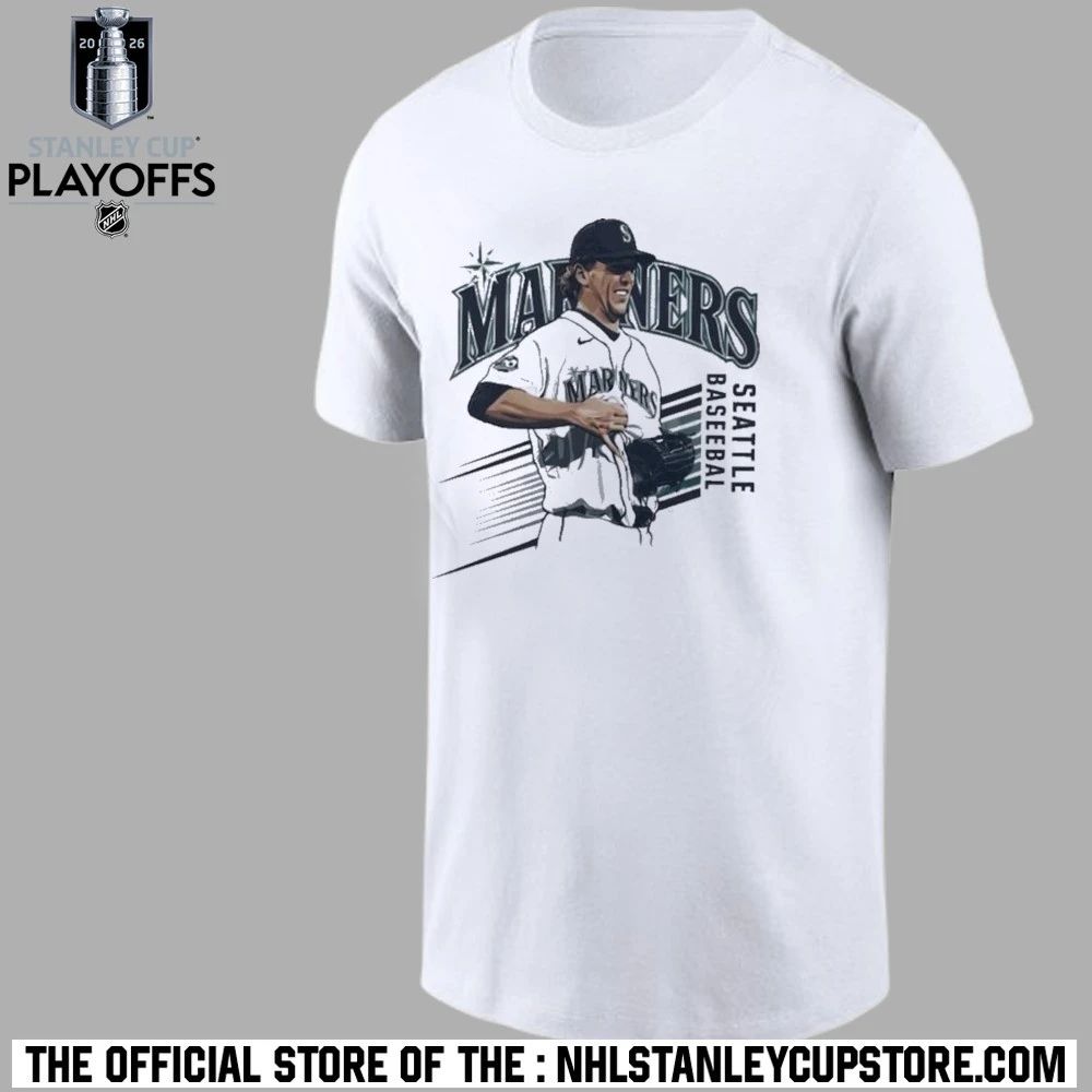 Logan Gilbert Mariners Baseball Pitcher Catches Ball Shirt