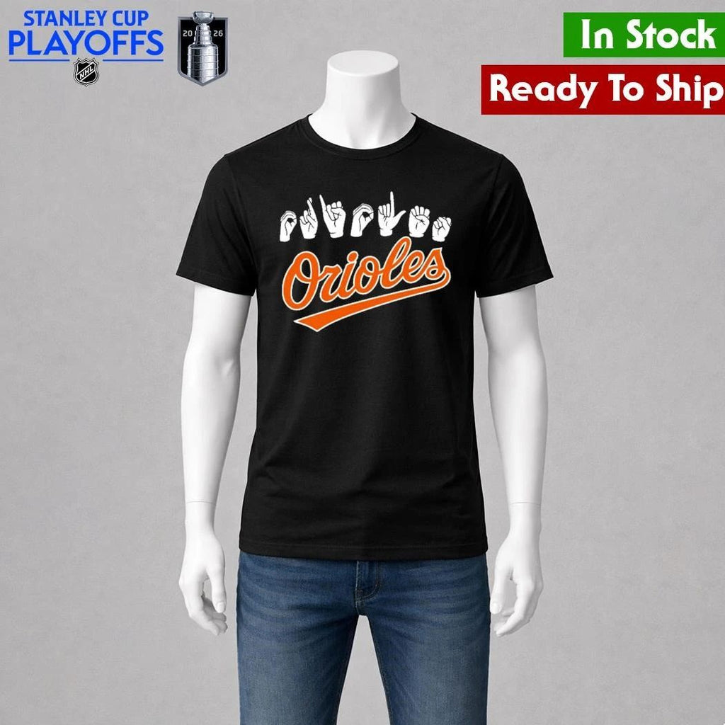 ASL Hand Sign Orioles Shirt