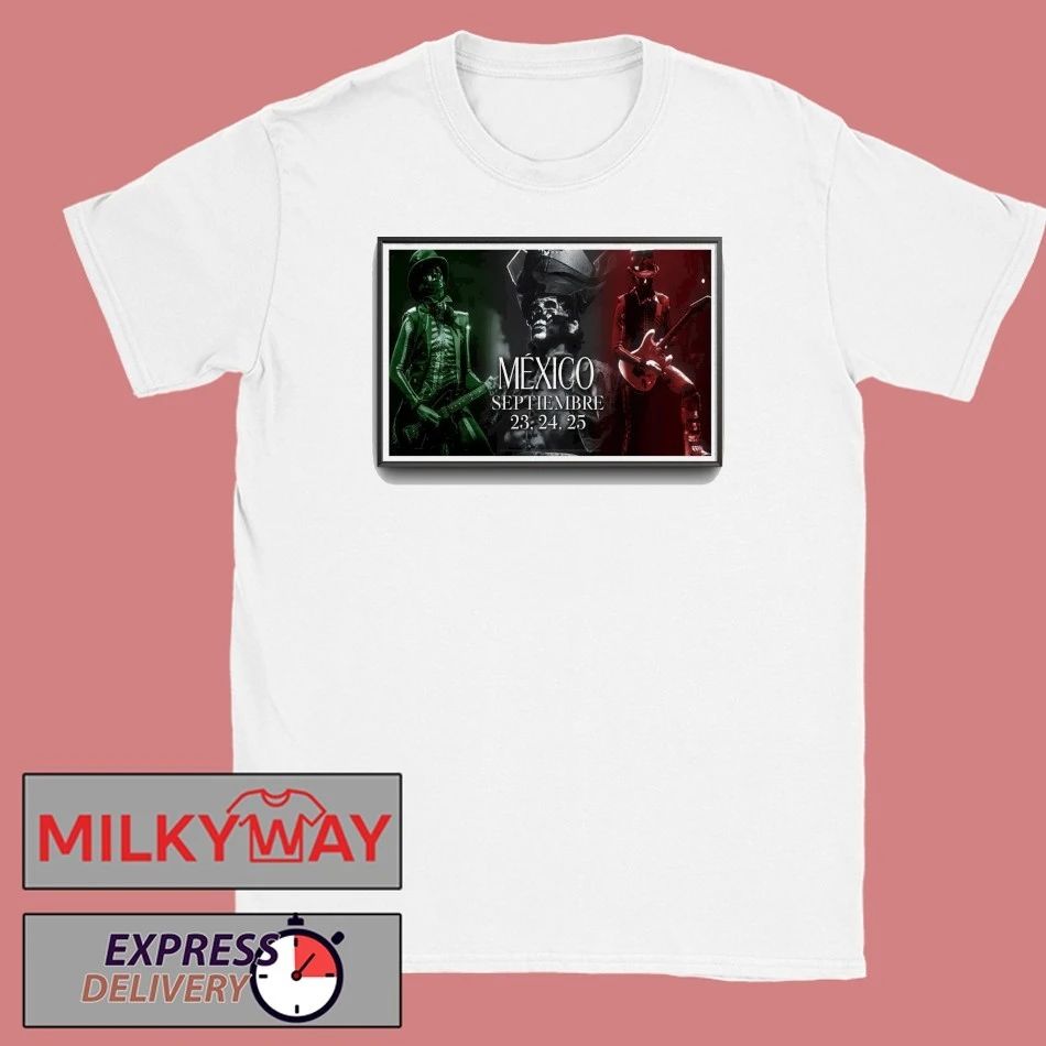 Ghost September 23-25 2025 Mexico Poster shirt