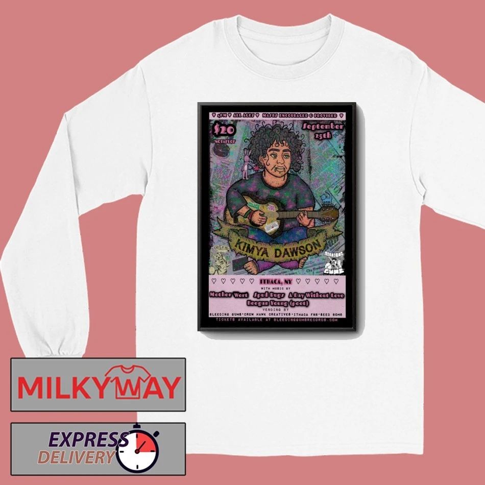09.25.2025 Kimya Dawson Ithaca, NY Poster shirt