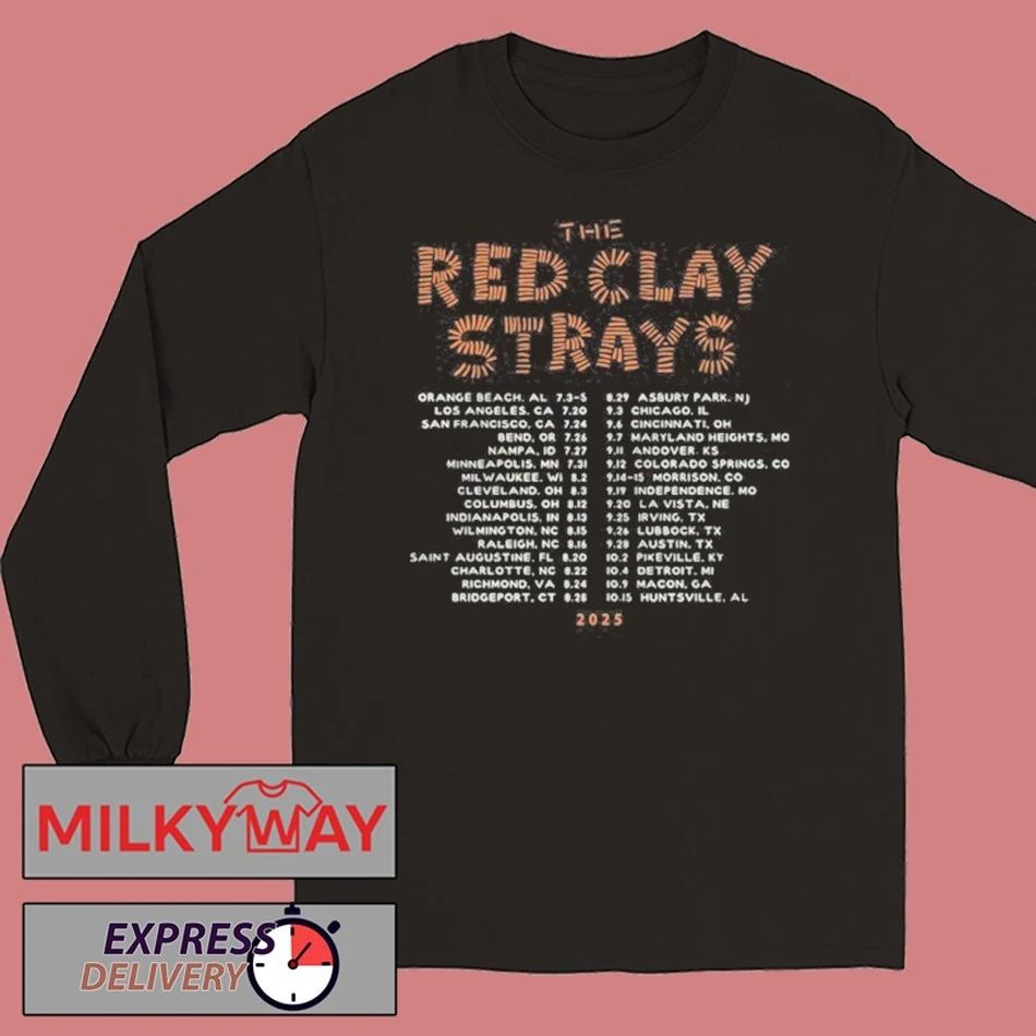 Red Clay Strays Get Right Tour Shirt