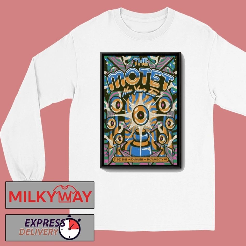 The Motet Concert Poster Salt Lake City 2025 shirt