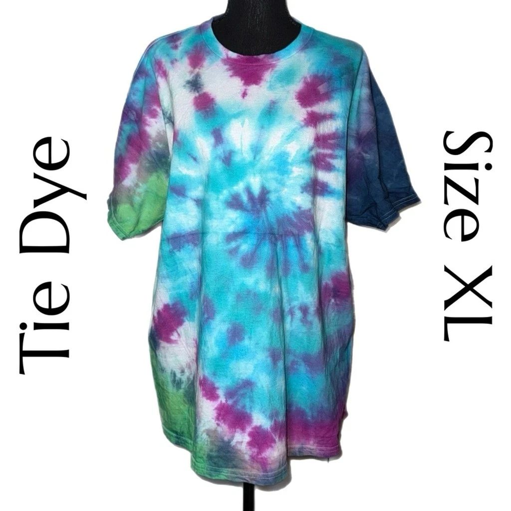 Handcrafted - Tie Dye T-Shirt – Vibrant Handmade - Boho Unisex Top