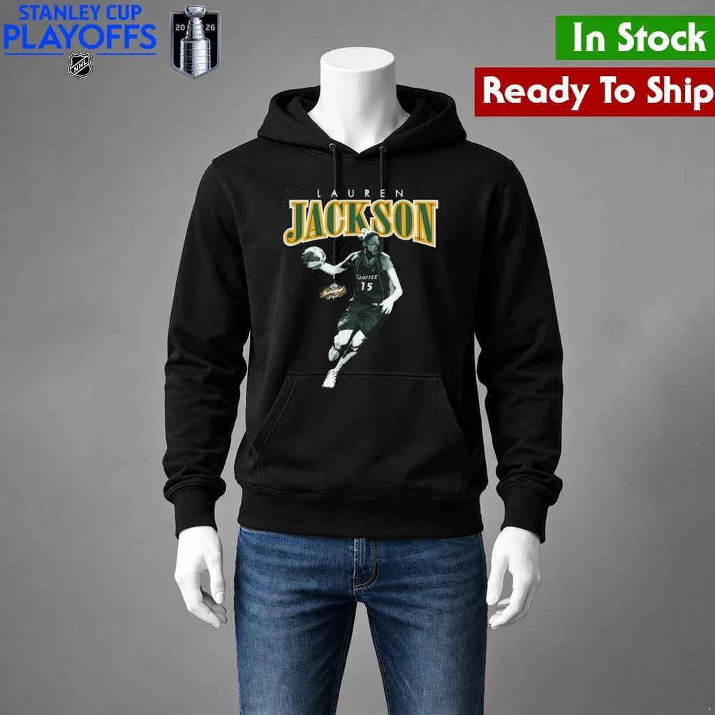 Lauren Jackson Seattle Storm Mitchell & Ness Court Origins Player BoyfriendUp Shirt