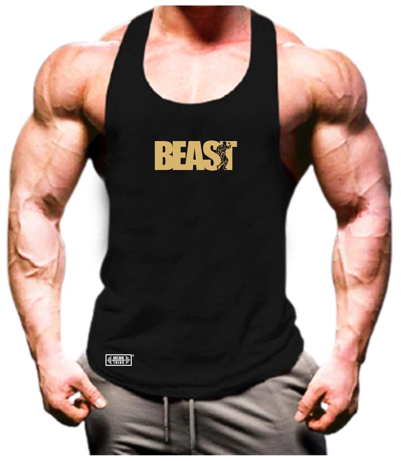 Beast Vest Gym Clothing Muscles Bodybuilding Training Workout Exercise Tank Top