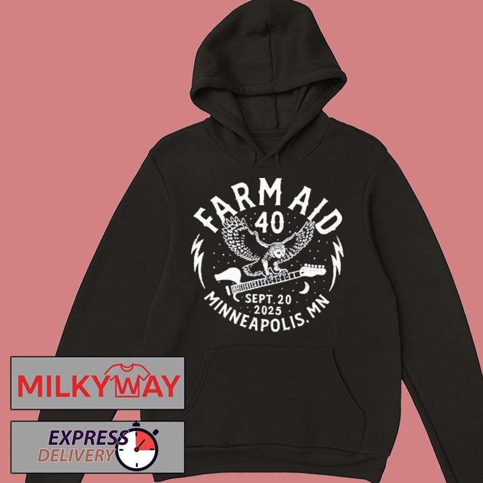 Farm Aid 40 Barn Owl T-Shirt