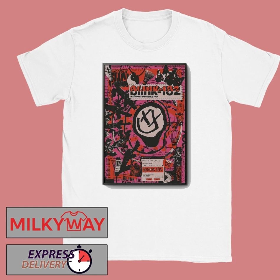 Blink 182 September 27 2025 T-Mobile Center Kansas City, MO Poster shirt