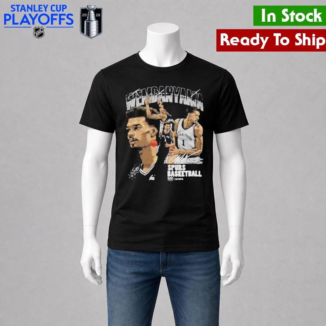 Victor Wembanyama San Antonio Basketball Collage Pro Shirt