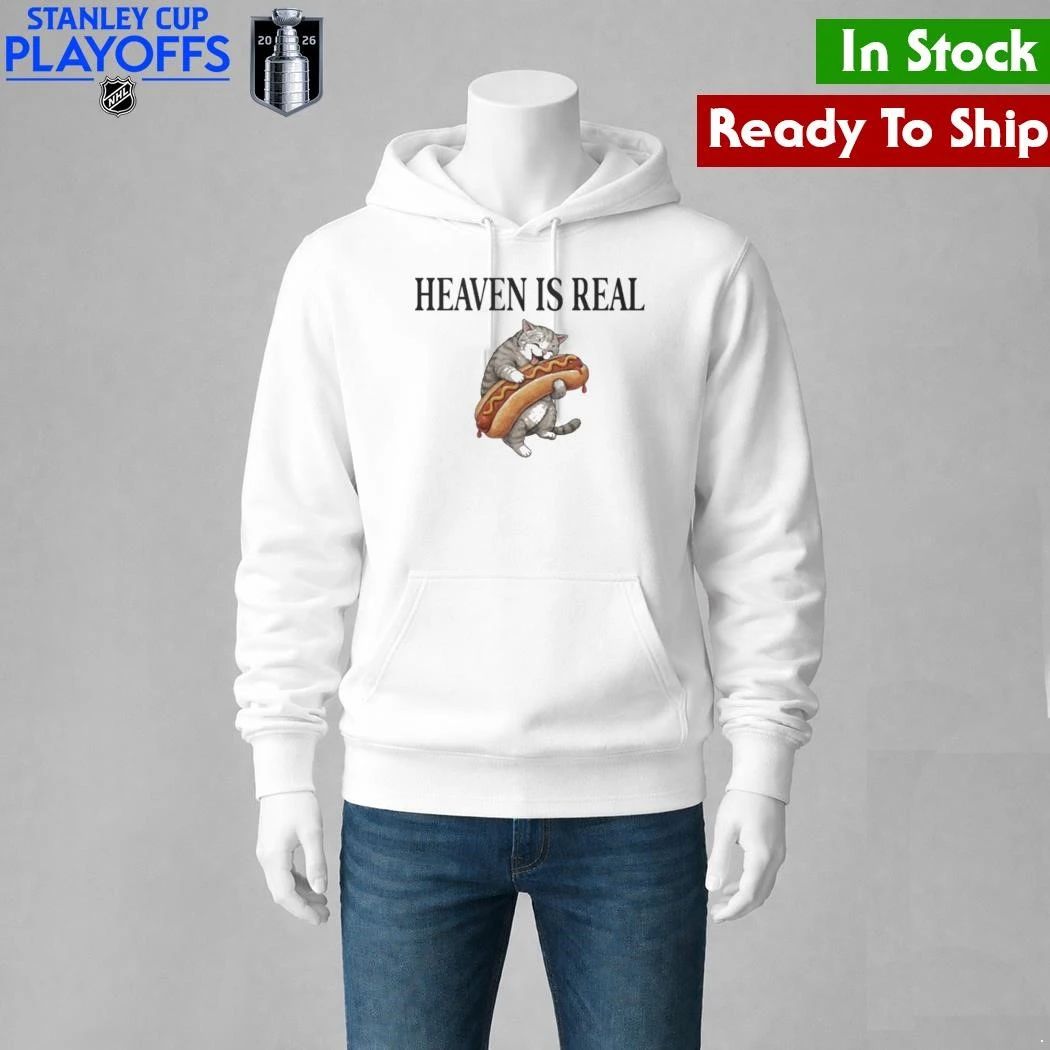 Cat Hotdog Heaven Is Real Shirt
