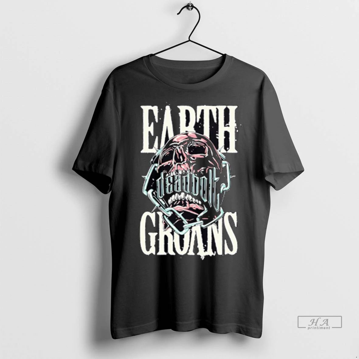 Officials Trendy Deadbolt Earth Groans Graphic Shirt Sweater