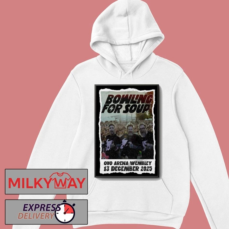 Bowling For Soup Wembley 2025 Poster shirt