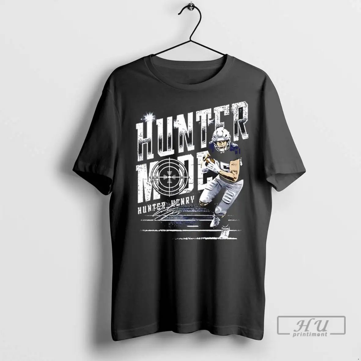 Officials Hunter Mode Hunter Henry New England Football T Shirts