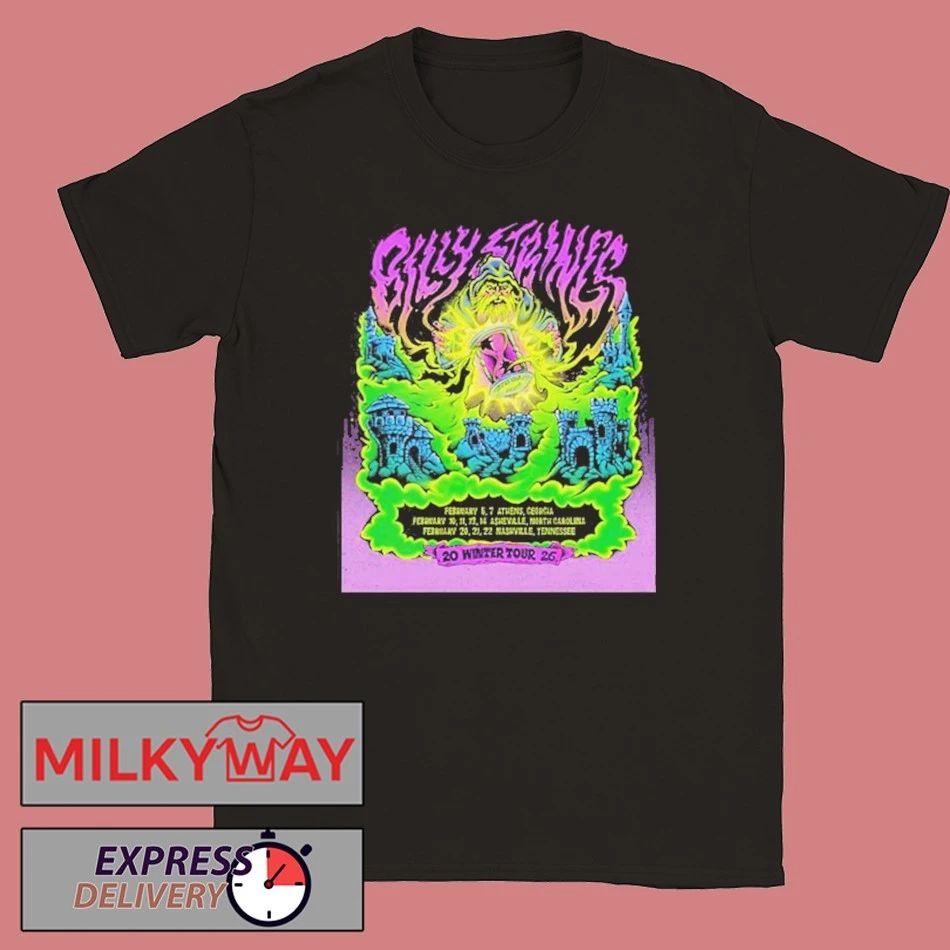 Billy Strings 2026 Winter Tour Schedule Tour shirt