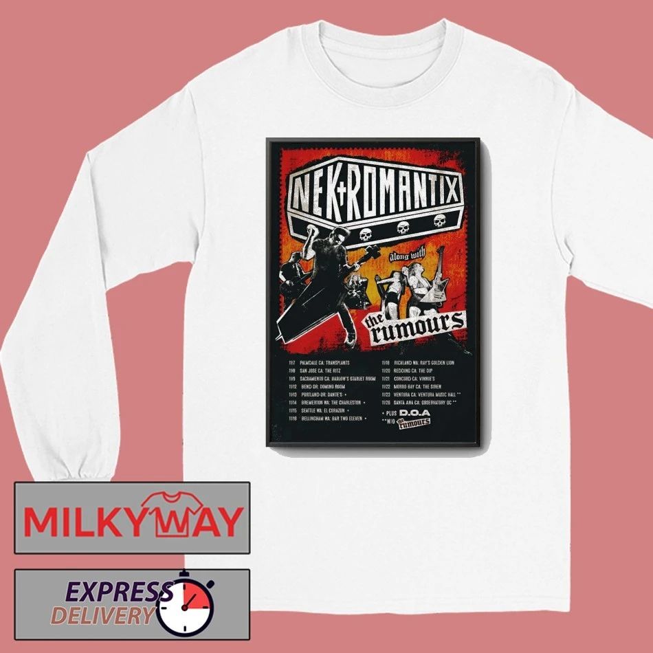Nekromantix With The Rumours Another Tour What 2025 Poster shirt